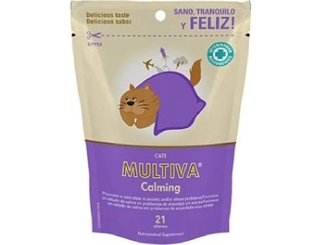 Suplemento Alimentar para Gatos VETNOVA Multiva Calming (21 Und)