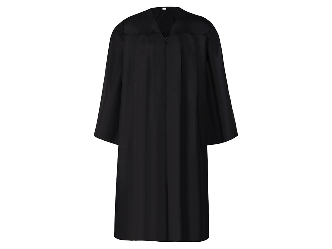 Bata de Formatura Preta Unissex – Vestuário para Escolas Coros e Juízes Ideal para Halloween NEVEANCE