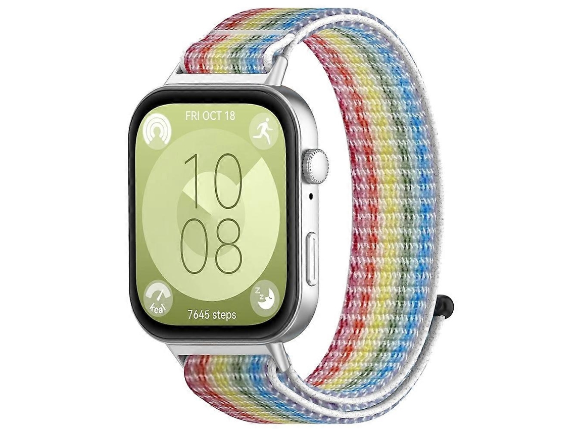 Pulseira De Nylon Com Fecho De Velcro Para Huawei Watch Fit3