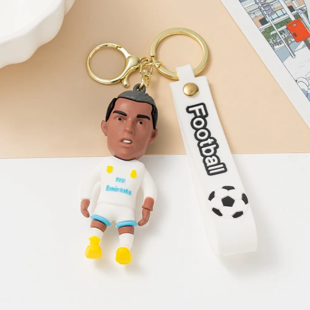 Chaveiros, Enfeites E Lembrancinhas Com Figuras De Jogadores De Futebol Em Pvc.