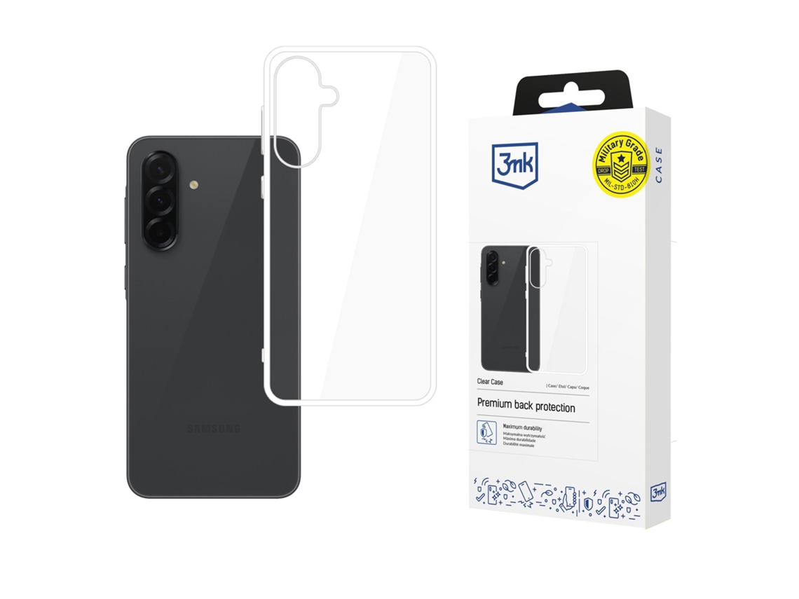 Capa 3mk Para Samsung Galaxy A37, Capa Protetora Transparente Feita De Material Rígido.