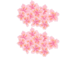 Tachinhas De Resina Em Formato Flor, 60 Unidades, Para Escritório,