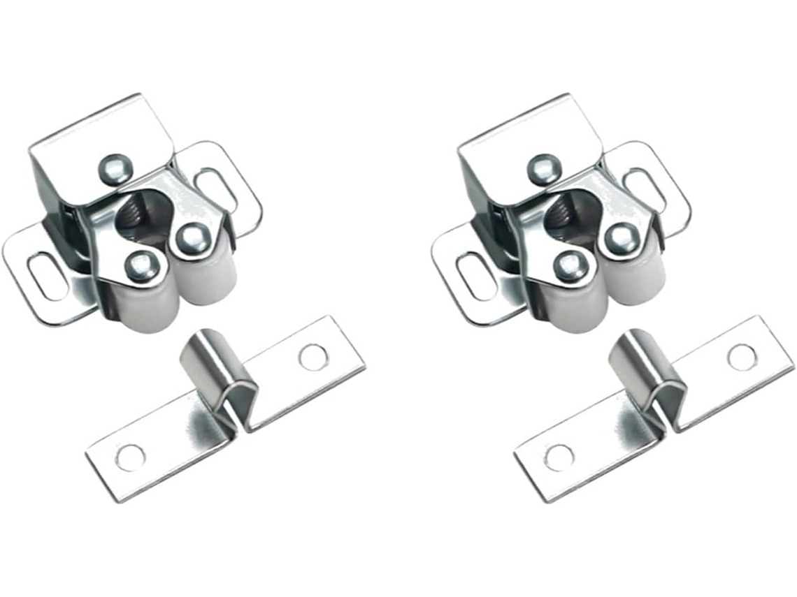 1-4 Peças De Fechos Magnéticos Portas Armários E Guarda Roupas 2, Cor Prata