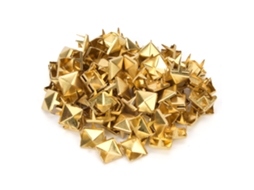 Pregos De Cobre 9mm Quadrados Couro