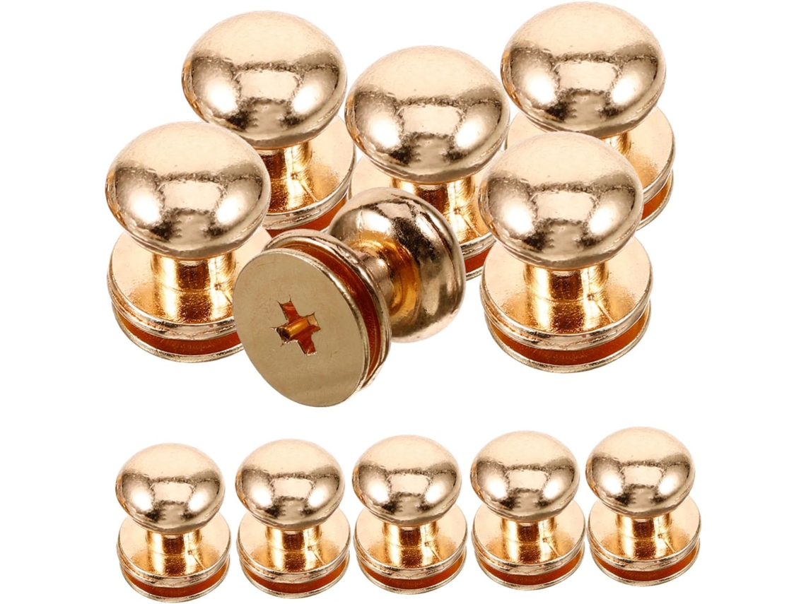 Doitool 50 Peças Mini Puxadores Redondos Para Caixa De Joias, Armário Pequeno