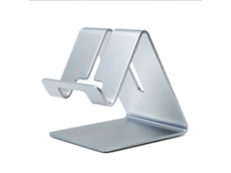 Suporte Universal de Mesa Tablet e Celular, Compatível com Smartphones, Iphones Ipads, Feito em Liga Alumínio (prateado AQUAFORGE