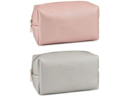 2026 2 pack Bolsas de Moedas e Maquilagem Pequenas para Bolsa, Estilo Minimalista, Ideal para Viagens e Presentes