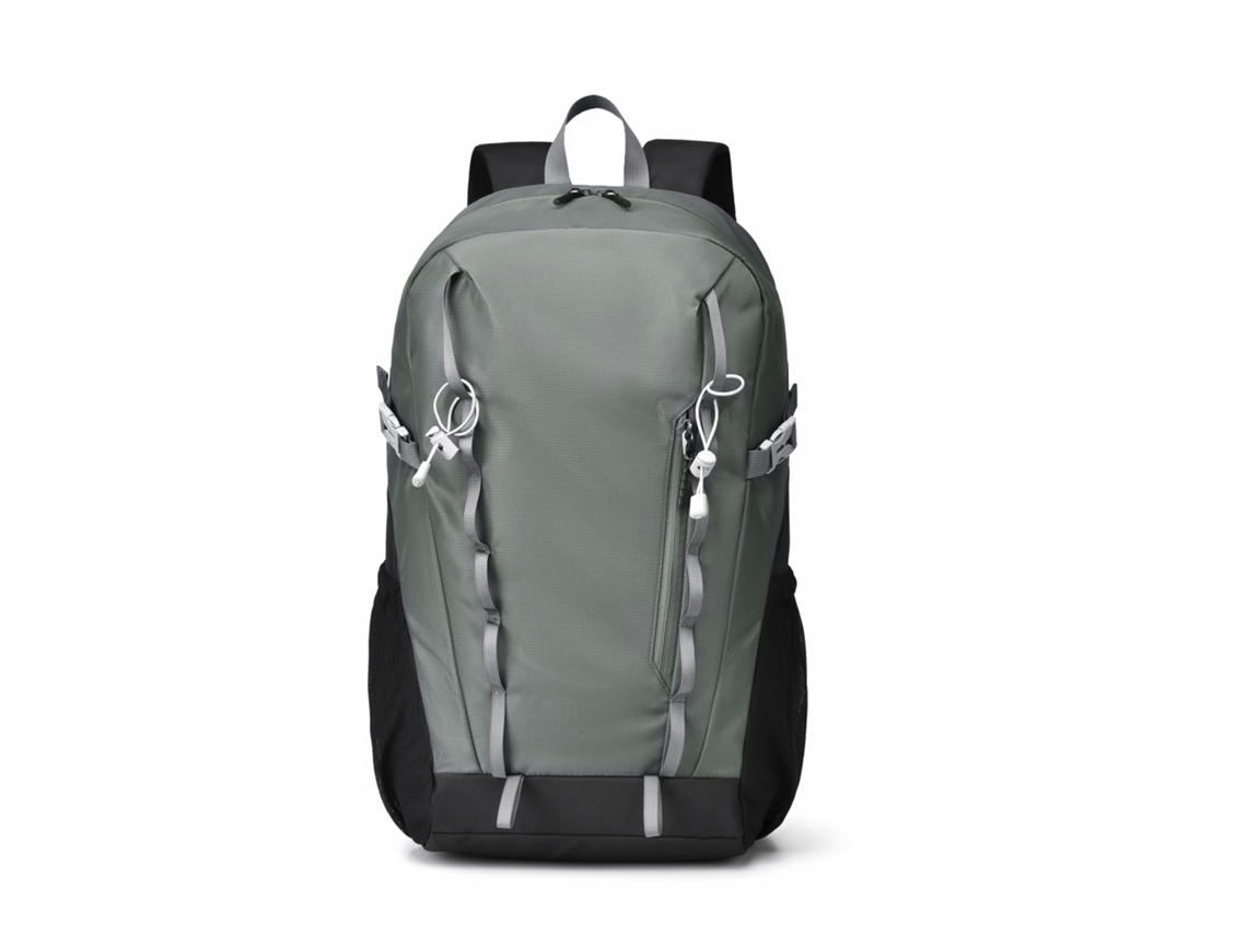 Mochila multifuncional impermeável com grande capacidade para atividades ao ar livre, como caminhadas e montanhismo (cinza).