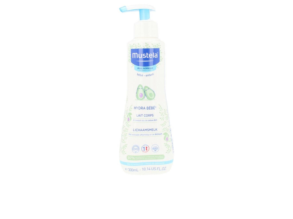 Leite Corporal Hidratante Mustela Hydra Bebe 300 Ml