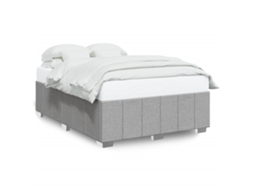 Estrutura de Cama 160x200 Cm Tecido Cinzento claro MAISON EXCLUSIVE
