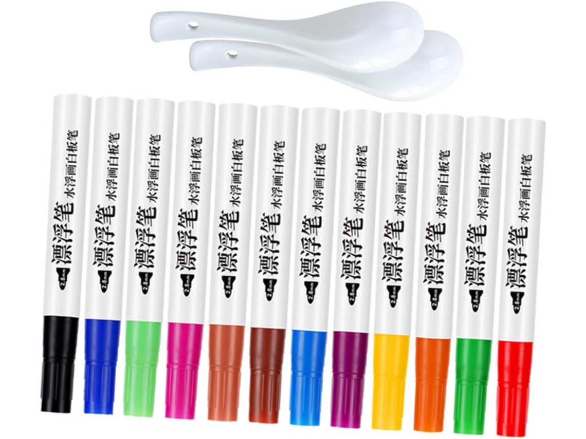 Conjunto De Marcadores De Tinta Hohopeti Kids, Marcadores Apagáveis À