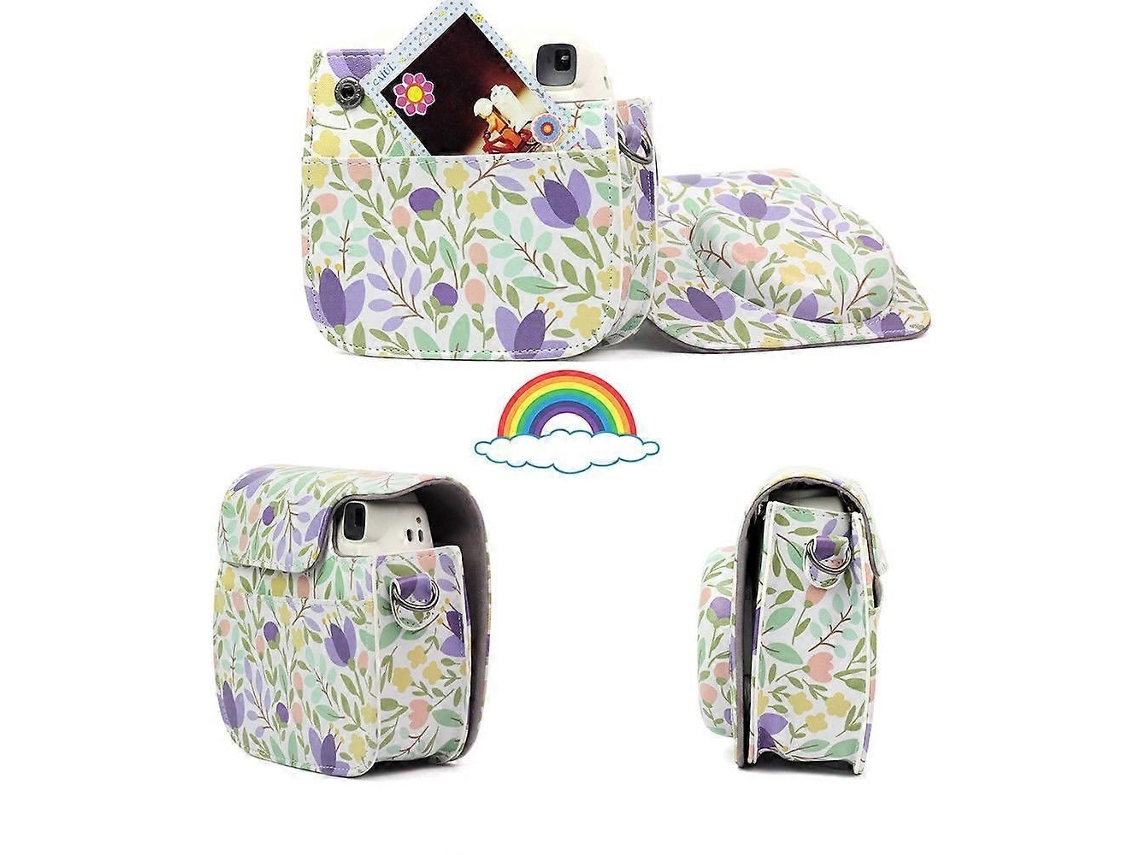 Fujifilm Instax Mini Camera Case Bolsa Capa de Couro Pu com Alça de Ombro para Câmeras de Filme Instantâneo Instax Mini 9 Mini 8 Mini 8+ TAISHENGDA