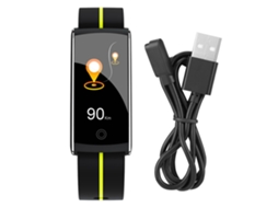 Pulseira Bluetooth inteligente EOOCOO com monitoramento de frequência cardíaca e à prova d'água