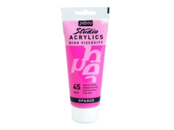 Tinta Acrílica PÉBÉO (Opaca - Rosa Brilhante - 100ml)