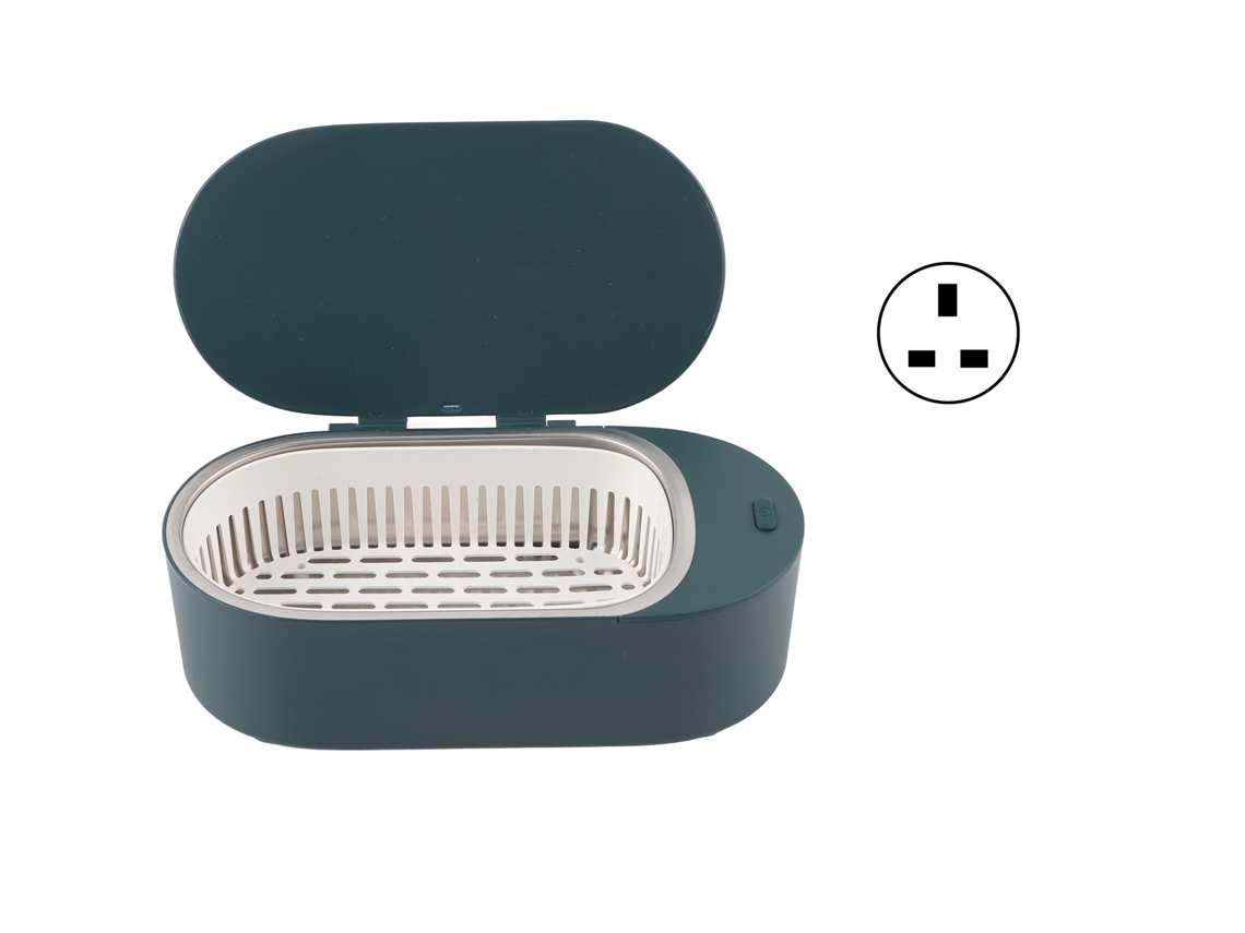 Limpador de Joias Ultrassônico Portátil 47khz Profissional Pequeno 500ml para Casa 100 240v Plug Uk