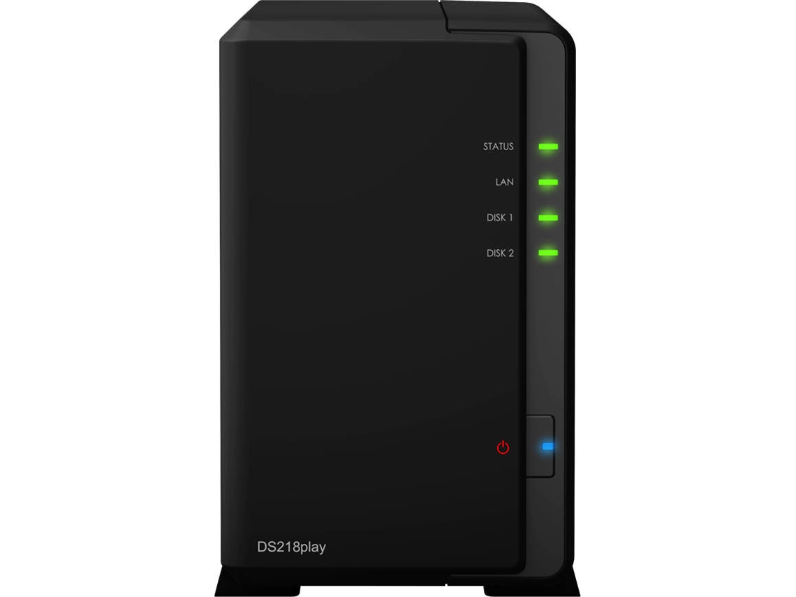 NAS SYNOLOGY DS218play (2 Baías - 0 TB)