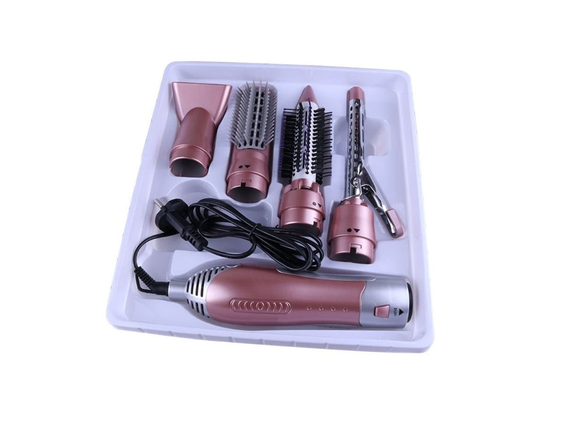Secador De Cabelo Multifuncional 4 Em 1 Com Rolo*