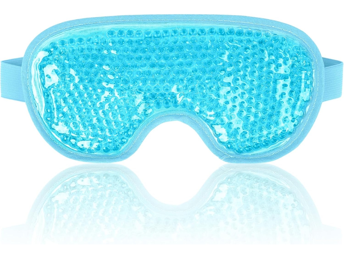 Esta Máscara para os Olhos Calmante com Propriedades Refrescantes É uma de Gel Reutilizável para Terapia Quente e Fria Que AQUAFORGE