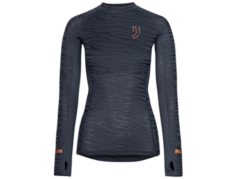 T-Shirt de Mulher para Desporto JOHAUG Comprida Advance Tech Lã Azul (L)