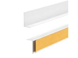 Quest Rodapé Pvc 15x15 Mm Rígido Autoadesivo Resistente Uv, 275 Cm, Branco