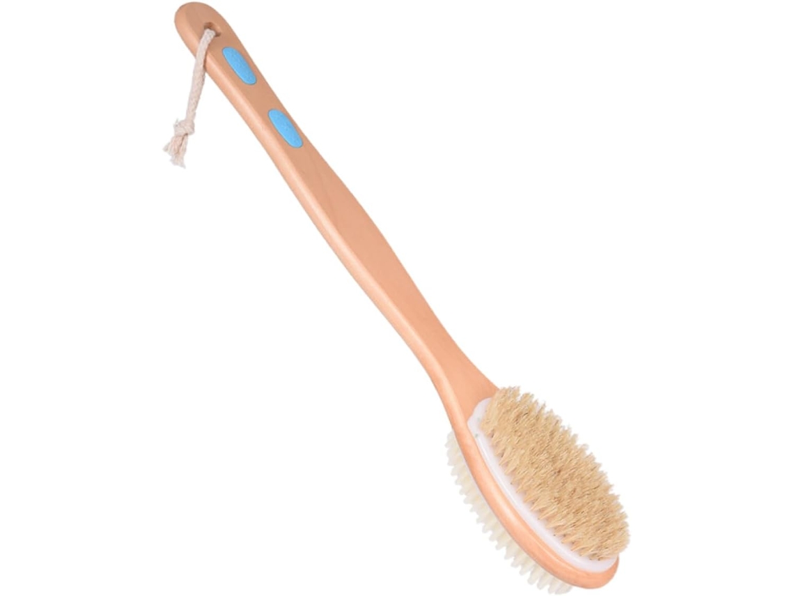 Escova De Banho Beaupretty Antiderrapante Silicone, Dupla Face, Cerdas Duras E Macias, Limpeza Profunda, Massagem Para