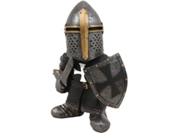 Figura De Cavaleiro Medieval De Resina Gótica Ornamento Militar Divertido Exterior