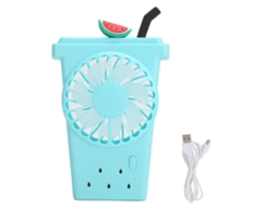Ventilador portátil (recarregável via USB, 3 velocidades)