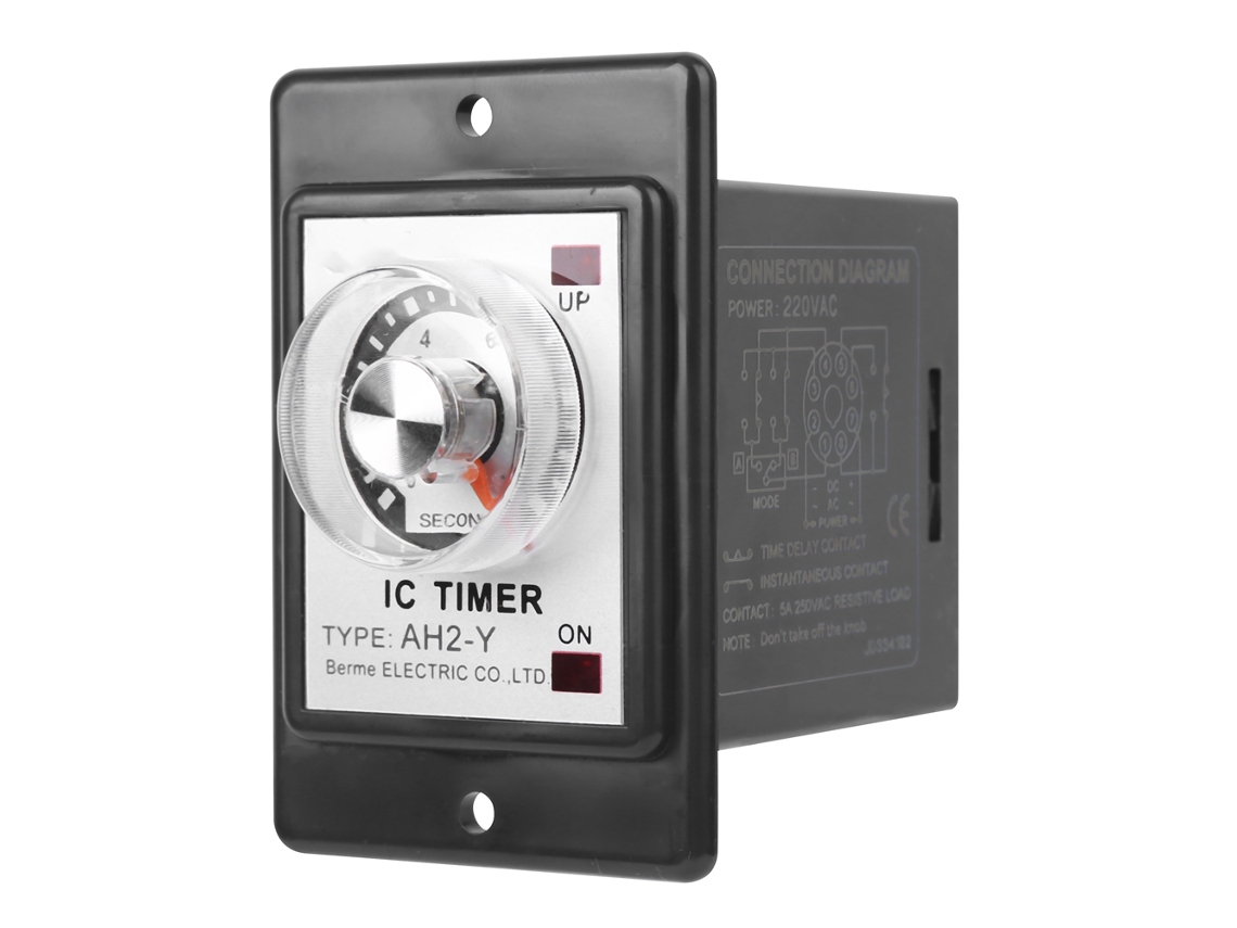 Interruptor de retardo de relé de tempo elétrico Berm Ah2-y 10s 220v