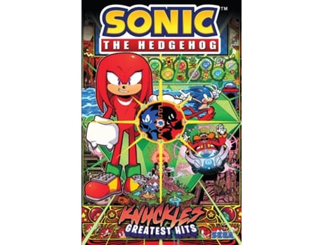 Livro Sonic the Hedgehog Knuckles Greatest Hits de Ian Flynn (Inglês)