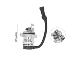 Válvula Solenóide Laxiscreed Dc 12v Para Geradores Com Suspensão De Combustível, Modelos 04103808 E 04103812