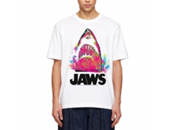 Rockinstone Jaws Movie Jawzzz White Adult T-shirt Size:xxxl