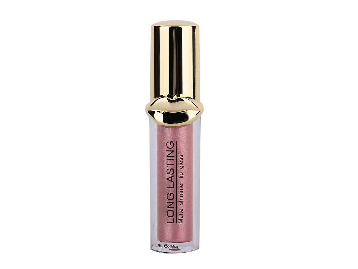 Labial Líquido De Brillo Metalizado Glitter Mate Largo Duración 7ml Cosmético Labial 3