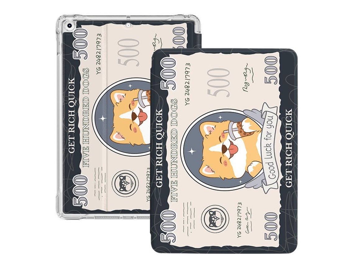 Capa Para Ipad De 11ª Geração (a16) De 11 Polegadas, Estrutura Flexível Em Tpu, Airbag Anti-queda Shiba Inu Siurn