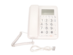 Telefone com Fio EOOCOO (botões Grandes Clássicos, Chamada Sem Mão)