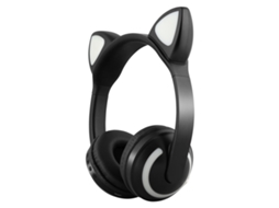 Auscultadores Bluetooth YDCY Zw-19 Over Ear MicroAuriculares Noise Cancelling Preto