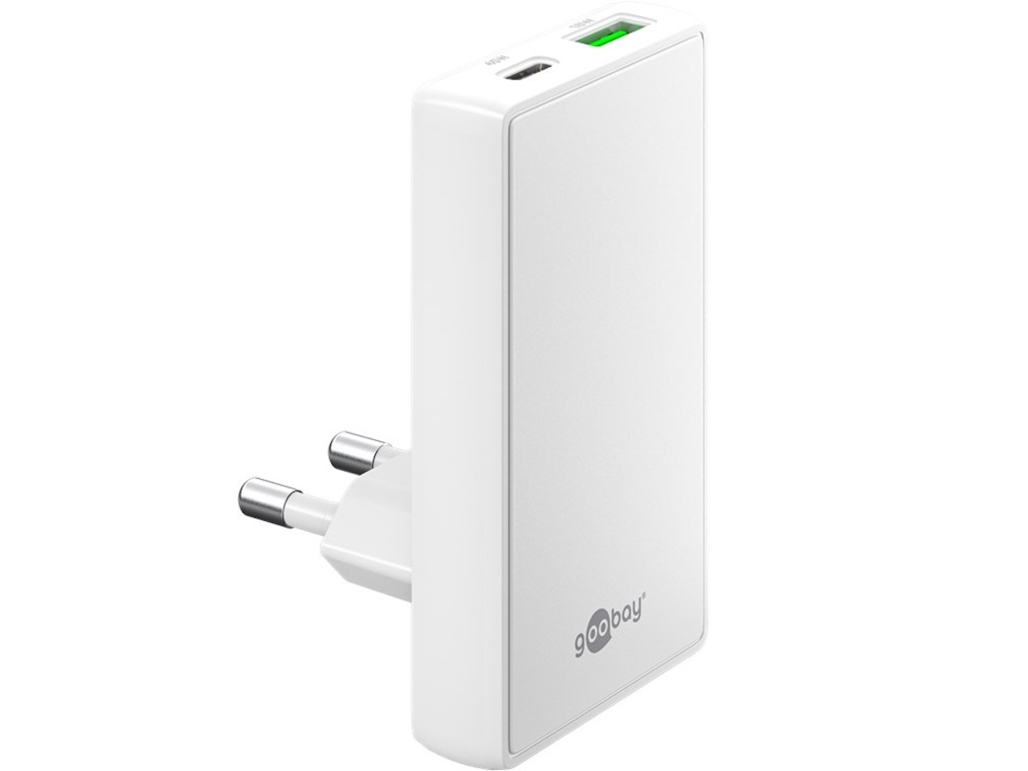 Adaptador Goobay Usb-c 45watt Gan 1xusb-c + 1xusb-a Vit