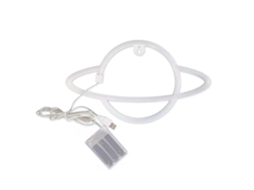 Lâmpada neon LED planetária 5V decorativa, mesa, parede, USB, IP45