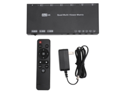 Switch Hdmi LAXISCREED 4x2 4k 30hz Controle Remoto