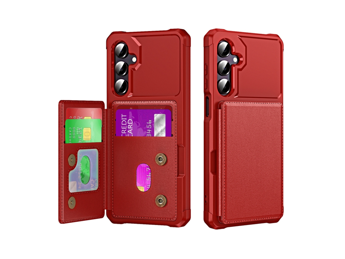 Capa Para Samsung Galaxy S25 Ultra Cobertura Total Vermelho Czhhmart