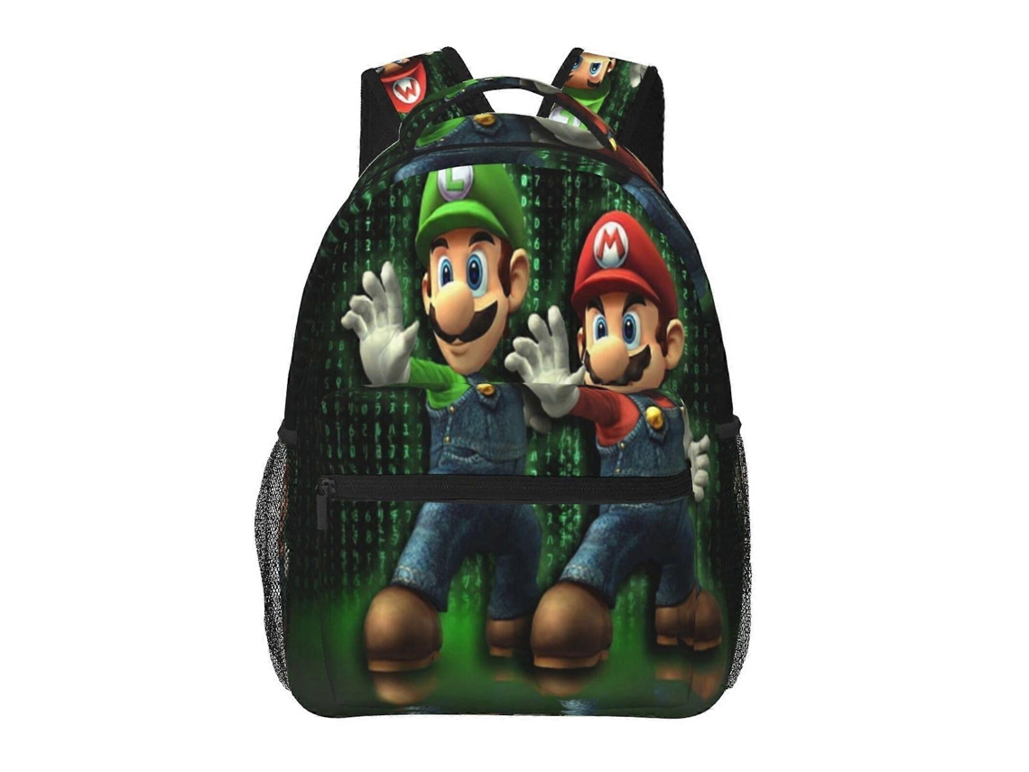 Mochila Mario Y75 Para Escola E Trabalho, Leve E À Prova Dágua, Mochila Estilosa Para Estudantes E Adultos H75 Olysi Shop