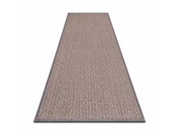 Tapete De Cozinha Lavável Antiderrapante, Absorvente, Forro Borracha, Marrom Cinza, 20" X 32"