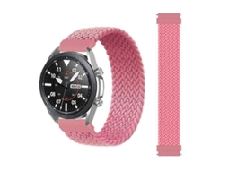Pulseira De Nylon Trançado Ajustável E Elástica Para Samsung Galaxy Watch Active / Active2 40mm / Active2 44mm, Tamanho: 155mm (arco-íris)