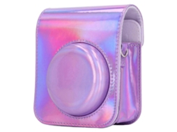 Bolsa Protetora para Mini Câmera Instantânea, Estojo de Pu com Alça de Ombro Ajustável para Instax Mini 12. TAISHENGDA