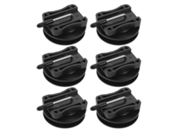 Conjunto De 6 Peças Clipes Fixação Para Tapetes Carro,antiderrapantes Design Interior.