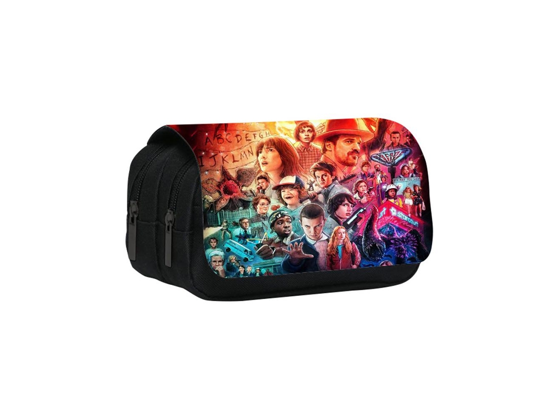 Primerox estojo de Lápis com Zíper Camadas Duas Design Drama Tv Material Poliéster Material Escolar