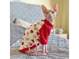 Roupas para Gato Sphynx Devon Macacão de Algodão Aquecedor Fantasias para Filhotes de Gato Tamanho Xs Estilo 1 Xs