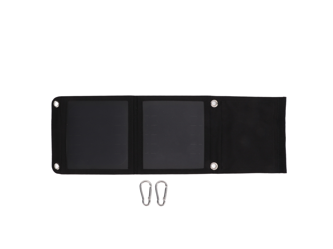 Painel Solar Portátil Dobrável de 12 W, Carregador Solar Flexível de Alta Eficiência para Uso Externo BRILVIBERA