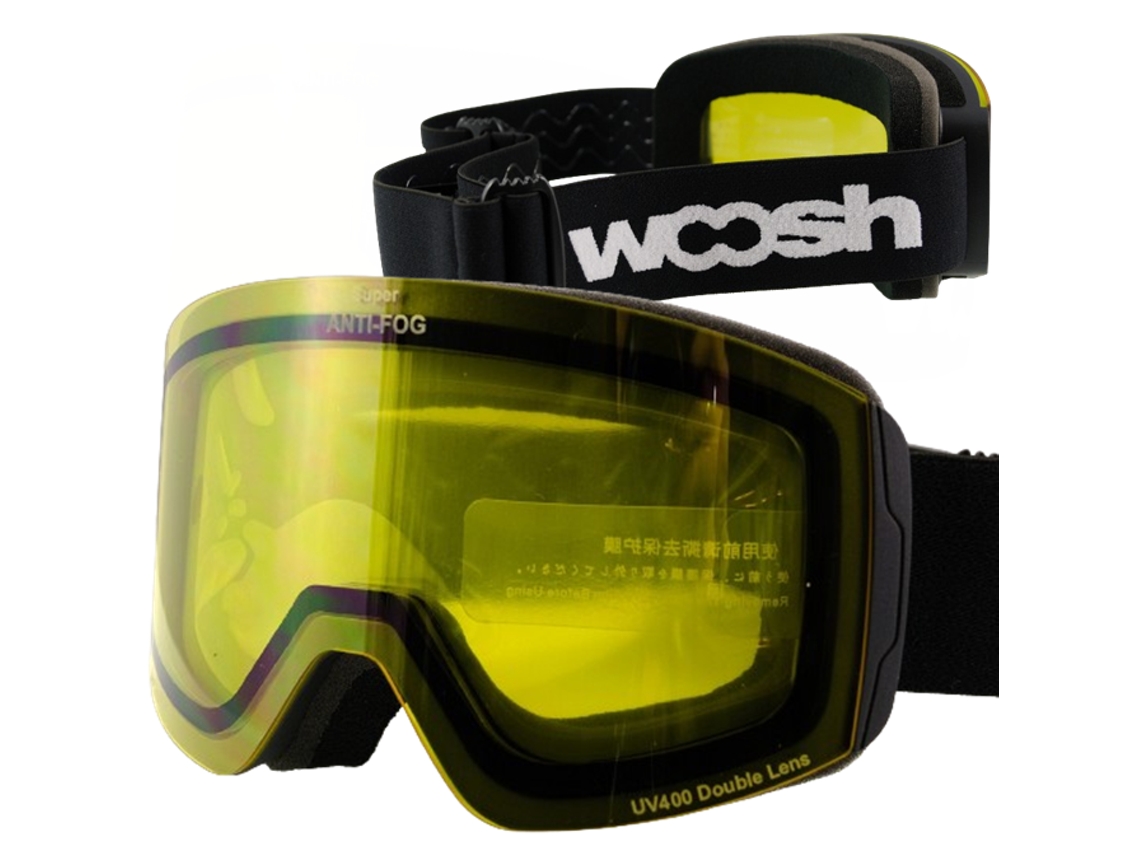Óculos De Esqui Para Crianças, Óculos De Snowboard Revo Shift Antiembaçante Preto, Woosh 2024 Aquaforge