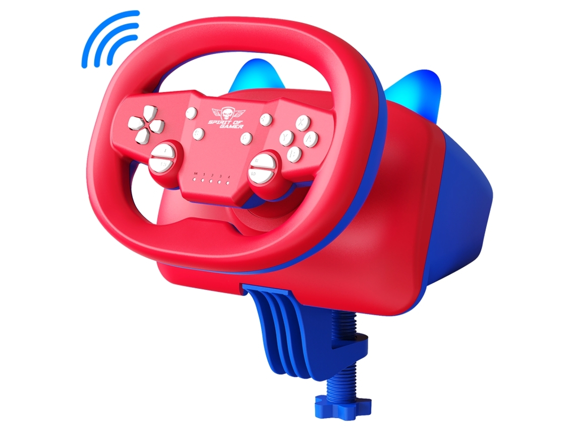 Volante sem Fios SPIRIT OF GAMER R-ACE Pro Air (Outlet Caixa Aberta - Vermelho)
