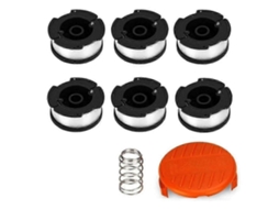 Compatível com e Bordadeiras Black+decker, Carretel de Fio e Tampa para Aparador de Grama AQUAFORGE